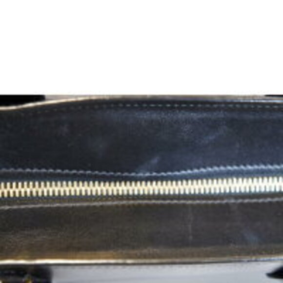 Prada Calf Trimmed Saffiano Esplanade tote bag black grey - Picture 9 of 9